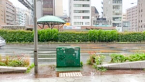 メンズリゼの心斎橋院の四ツ橋駅の道のり２画像