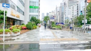 メンズリゼの心斎橋院の四ツ橋駅の道のり４画像