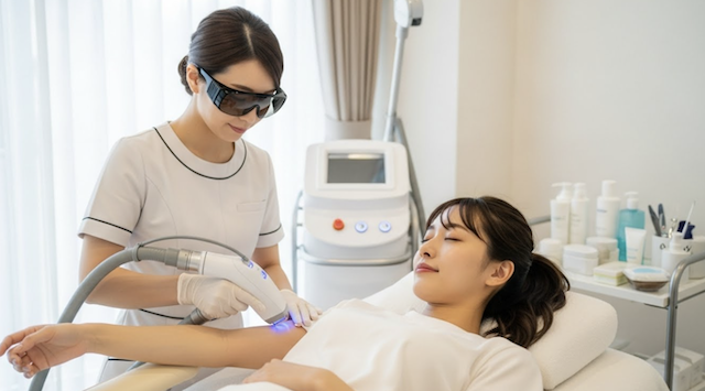 女性の脱毛クリニック