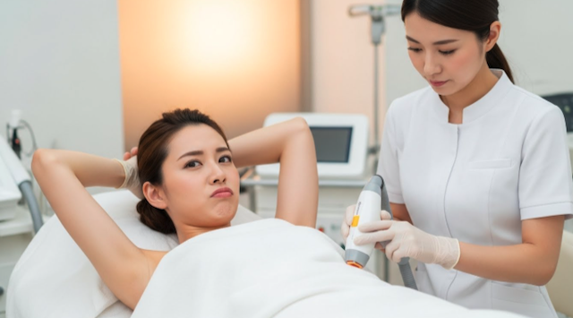 全身脱毛の効果がでない画像